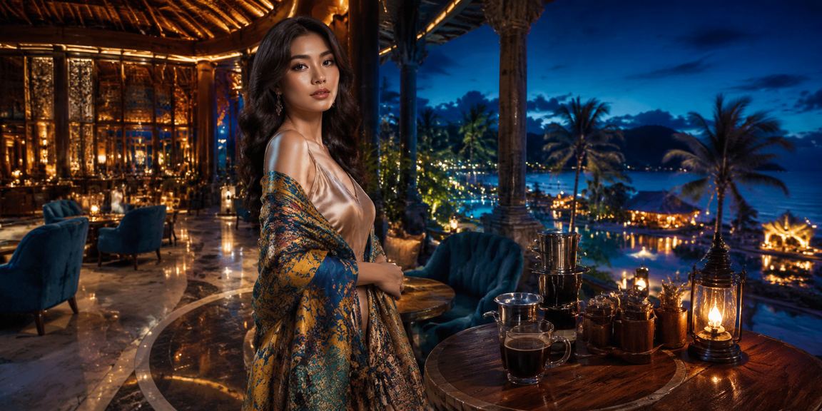 Người chơi tận hưởng trò chơi casino trực tuyến trong không gian cà phê tại Sapa